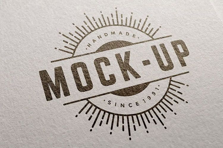 Logotipo estampado 