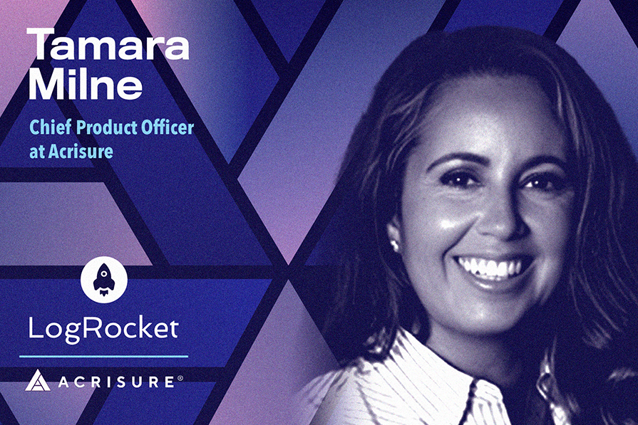 Banner gráfico com retrato sorridente de Tamara Milne, rotulado como 