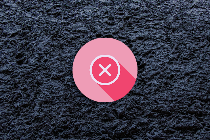 Ícone rosa com um 
